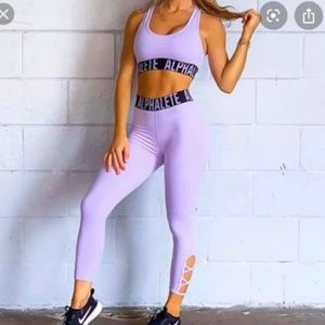 Alphalete lilac set